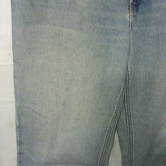 Tommy Hilfiger blue jeans hipster bootcut women's size 12 button waist snap flap - Picture 9 of 16